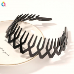 Libisemiskindel hammastega peapael Survejuukse tukk Katkised juuksed Peapael Lihtne must pruun n&auml;ojuukse aksessuaarid naistele