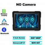 5-tolline mootorratta Carplay veekindel 1080P WiFi juhtmeta Android-Auto DVR-ekraan Dash Cam GPS-navigatsiooni TPMS Screen