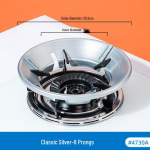 Universaalne energias&auml;&auml;stlik gaasipliidi tuuleklaas: Paksendatud libisemiskindel kate looduslike ja veeldatud gaasipliitide jaoks h&otilde;be