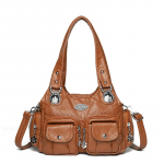 2025. aasta suvine moodne sinine &otilde;lakott naistele, v&auml;ike ostukott, &uuml;hev&auml;rviline pehmest nahast ristikere k&auml;ekott, daami reisikott