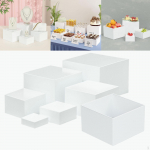 7 tk Akr&uuml;&uuml;lkuubikuga vitriinkast T&otilde;stja Pesastatav lauajalg 5-k&uuml;ljeline puhvet