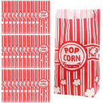 25 tk Paberkotid Popkorni jaoks Goodie Pakendikott Karnevali Suupistete Maiuste Konteiner &Auml;mber Pulmad S&uuml;nnip&auml;evapidu Filmi&otilde;htu Tarvikud 25Pcs