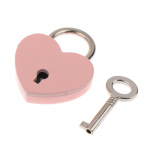 S&uuml;damekujuline tabalukk pagasi riistvara lukud/lukuga ehtekarbi jaoks p&auml;evikuraamat roosa