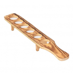 Veiniklaasihoidik 6 v&auml;ikesele veiniklaasile Puidust veinihoidik Shot'ide serveerimisalus viski, viina, tekiila jaoks Hea abiline pidudele, kodubaari, restorani