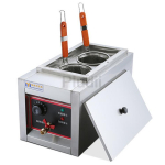 Kaubanduslik elektriline pastakeetja lauaplaat, nuudli-/jahutoit roostevabast terasest topeltkorviga Boiler k&uuml;psetuspliit 2000W