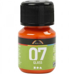 Peinture transparente, brillante &agrave; base d'eau avec une bonne adh&eacute;rence sur verre, porcelaine, terre cuite, plastique, etc. R&eacute;f 31387