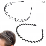 Libisemiskindel must metallist laineline stiil spordijuuksepael Vastupidav meeste naiste unisex juuksepael vabaaja peakate t&auml;iskasvanutele, poistele kingitus