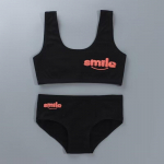 Noorte t&uuml;drukute pesu puuvillane aluspesu komplektid lapsed noored t&uuml;drukud treenivad rinnahoidjad puberteediealised &otilde;pilased one size roosa