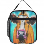 Loom L&otilde;vi Jahuti Isoleeritud L&otilde;unakott Naistele Meestele T&auml;iskasvanutele Kaasaskantav Korduvkasutatav Suure Mahutavusega K&uuml;lmakott L&otilde;unakarp T&ouml;&ouml;le 26x21x11CM kollane