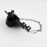 Toilet Flapper Tank Stop Cover Repair Part with Stainless Steel Chain Replacement 2 inch Bath