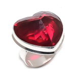 Natural Garnet Gemstone Handmade 925 Sterling Silver Jewelry Ring Size 10 z5q78