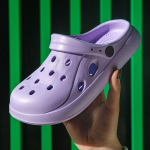 Paksu pehme tallaga suletud ninaga sandaalid suveks &otilde;ues kandmiseks 40-41