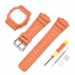 Rihm koos korpusega Casio G-Shock DW-5600 DW-5000 GW-M5610 GLX-5600 jaoks Meeste Naiste Vahetus Kummist Vaik Kest Kellarihm K&auml;ev&otilde;ru 5600