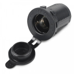 12V-24V mootorratta auto paadi laadija traktori pistikupesa pistik 4 v&auml;rvi LED automaatlaadija v&auml;ljundi laadimisadapter veekindla kattega must