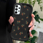 V&auml;rvitud mustriga Big Wave Edge pehmest silikoonmaterjalist Macaron telefoni&uuml;mbris, p&otilde;rutuskindel kaitsev kummist korpus Samsung Xiaomi Poco Redmi jaoks Xiaomi Poco X3 roosa
