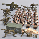 20 tk/partii II maailmas&otilde;ja s&otilde;jalised tegelased II maailmas&otilde;ja s&otilde;durid Rahvusarmee ehitusklotsid Relvad Kokkupandavad klotsid Lastem&auml;nguasjad