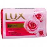 LUX Rose & Vitamin - E - Soft - Glow Skin Soap, 100g (Pack of 4) (4 x 100 g)
