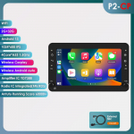 Hizpo Carplay 4G 2Din Android 13 Autoraadio Alfa Romeo Brera Spider 159 Sportwagonile Multimeedia Video M&auml;ngija Navigatsioon Intelligentne GPS-Autoradio P2CP 4Core 2G 32G