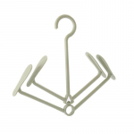 Creative tuulekindel topeltkonksuga r&otilde;du kingade riidepuu Multifunktsionaalne kingade riidepuu riidepuu konks kinga riidepuu riidepuu sinine