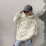 S&uuml;giskevadine kontrastset v&auml;rvi t&otilde;mblukuga kardigan suures suuruses teismeliste poiste mantlid vabaaja kapuutsiga &otilde;ues dressipluus lastele laste tuulepluus jakk 120cm