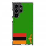Coque T&eacute;l&eacute;phone &ndash; Samsung &ndash; Galaxy S24 &ndash; Drapeau Zambie &ndash; Supp &ndash; Mitmev&auml;rviline