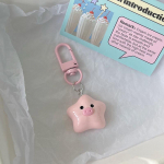 1tk Cute Star Piggy V&otilde;tmehoidja Multikas Roosa Star Pig Doll Ripats V&otilde;tmehoidja Seljakott Amuletid Auto kaunistus Koti Aksessuaarid