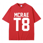 Laulja Tate Mcrae T8 Graafilised T-s&auml;rgid Meestele Naistele Mood Vintage Trend T-s&auml;rk Suvi Meeste Vabaaja &Uuml;lisuur &Uuml;mar kaelus L&uuml;hikeste varrukatega S