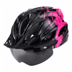 Klaasiserv Magnetiline kaitseprill Kiiver Jalgratas Maantee &Uuml;hine with brim + goggles (one size)