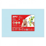 APLI 1 feuille de mousse caoutchouc - Bleu clair sinine