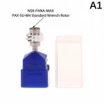 1 tk hambaarstikliiniku turbiinikasseti rootor kiire hambaravi k&auml;siinstrumendi jaoks standardse mutriv&otilde;tme surunupu p&ouml;&ouml;rdemomendi laager