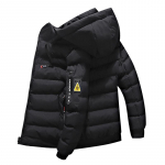 Meeste paksendatud kahepoolne kantav jakk k&uuml;lm soe sport ja vaba aeg &otilde;ues kerge kohev pehme puuvillane mantel L