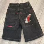 ZYLLO Ameerika Hip-Hopi Trend Retro Denim L&uuml;hikesed P&uuml;ksid Meestele ja Naistele Y2K Harajuku Gooti Jooksul&uuml;hikesed M