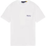Polo Ralph Lauren &Uuml;mmarguse kaelusega Tr&uuml;kitud L&uuml;hikeste varrukatega T-s&auml;rk Meeste Topid Valge 710963816-001 XL white