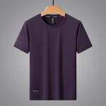 8XL Summer Ice Silk Kiirelt kuivav l&uuml;hikeste varrukatega T-s&auml;rk Meeste Suures Suuruses Lahti hingav &otilde;huke Sport Fitness T-s&auml;rk meeste top 8XL