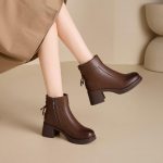 J&auml;meda kontsaga mitmek&uuml;lgsed l&uuml;hikesed saapad naiste 2025 uued saapad s&uuml;gis ja talv Martini saapad nahast &uuml;mara ninaga k&otilde;rge kontsaga naiste kingad 40