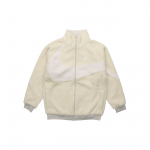 Nike Naiste suur Swoosh p&ouml;&ouml;ratav boa jakk (Aasia suuruse m&auml;&auml;ramine) Heleluu Meeste &Uuml;leriided Valge BQ6546-070 S