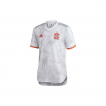 Adidas Hispaania Rahvuskoondise V&otilde;&otilde;rsil Authentic S&auml;rk Meeste Spordi L&uuml;hikeste Varrukatega Jalgpallis&auml;rk Valge FI6239 S