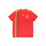Adidas Maailmameistriv&otilde;istlused Hispaania Koduv&auml;ljaku Jalgpallikoondis L&uuml;hikeste Varrukatega T-s&auml;rk Meeste Topid Punane CX5355 M