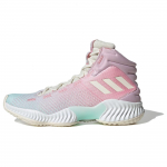 adidas Pro Bounce Mid 2018 Roosa Sinine Unisex Tossud Valge IG4496 40⅔