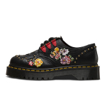 dr. Martens 1461 Bex Seeria 3 Nahast Naelutatud Tikitud Vabaajajalatsid Naiste Vabaajajalatsid Must 24073001 36