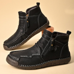 Meeste nahast saapad T&otilde;mblukuga k&otilde;rged vabaajajalatsid 39-46 46 must