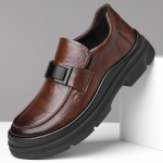 Moodsad Meeste Klassikalised Pruunid/Mustad Oxford Kingad Moodsad Meeste Kevadised Mugavad Ehtsad Nahast &Auml;ri Vabaaja T&ouml;&ouml; V&auml;ikesed Nahast Kingad 38 pruun