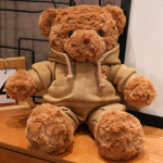 Kvaliteetne Ameerika Karu Pehme Loom Karu Kaelakaruga T&auml;idisega M&auml;nguasjad Lastele S&otilde;brap&auml;evaks Armastajale S&uuml;nnip&auml;evakingitus 38cm pruun