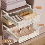 under Shelf Basket Closet Pull Out Organizer Hanging Baskets for Home M