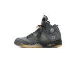 Jordan 5 Retro SP x Off-White Mid Muslin Retro tossud CT8480-001 Meeste suurused EU 36