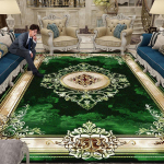 Suure pindalaga uhke vaip elutuba Euroopa kaunistus Kohvilaua p&otilde;himatt Libisemiskindel magamistuba garderoobivaibad Kohandatav 140*200cm