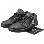 Jordan Air Jordan 1 LOW &ldquo;Black Croc&rdquo; naine must HJ7743-010 EU 36