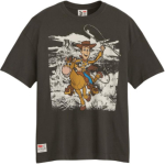 Levis X Toy Story koost&ouml;&ouml; Woody pildiga &uuml;mmarguse kaelusega l&uuml;hikeste varrukatega T-s&auml;rk Unisex T-s&auml;rgid 0034T-0001 XS