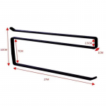 Paberirulli hoidik k&auml;ter&auml;tikuivati ​​kleepuva kile hoiustamisrest Vannituba, mulgustamiseta hoiustamisrest Rippriiul K&ouml;&ouml;gir&auml;tikutarvikud must
