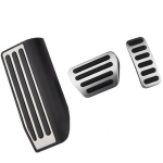 Jalatoe pedaal Range Rover Sport 2013-2021, Discovery 5 2017-2021 jaoks, Gaasipedaali, K&uuml;tusegaasipedaali, Piduripeegli pedaalide kattekomplekt black